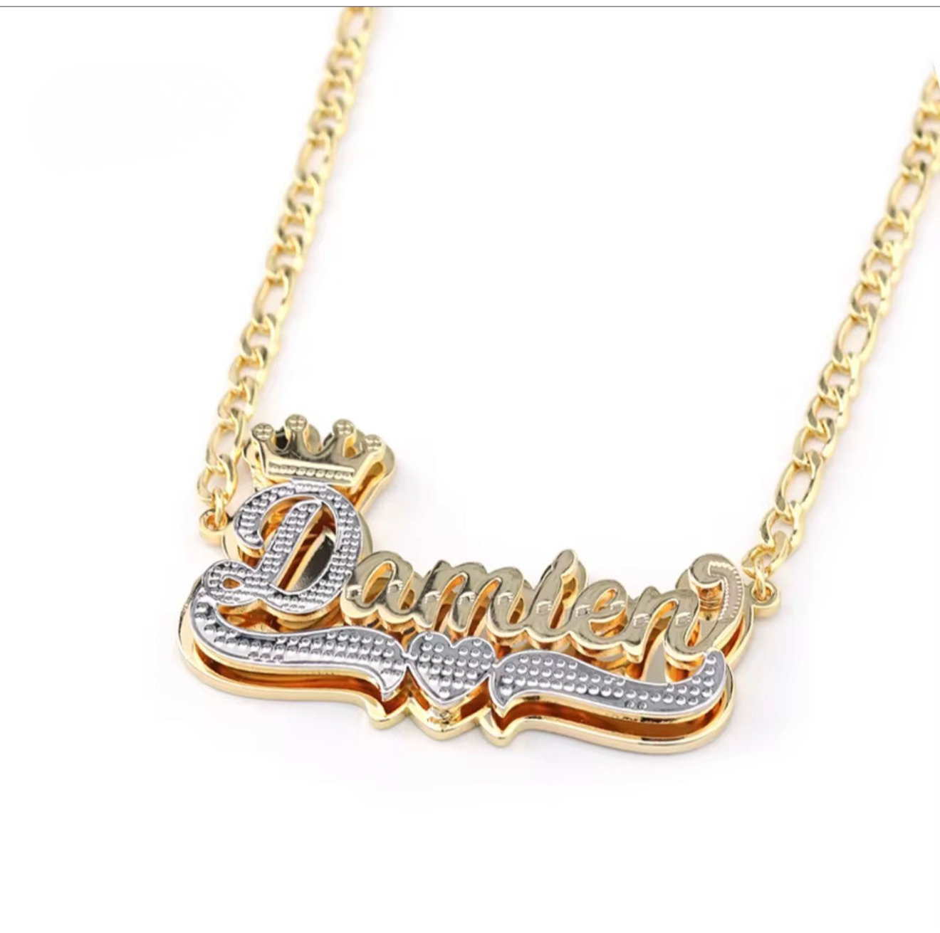CUSTOM DOUBLE PLATED NECKLACE
