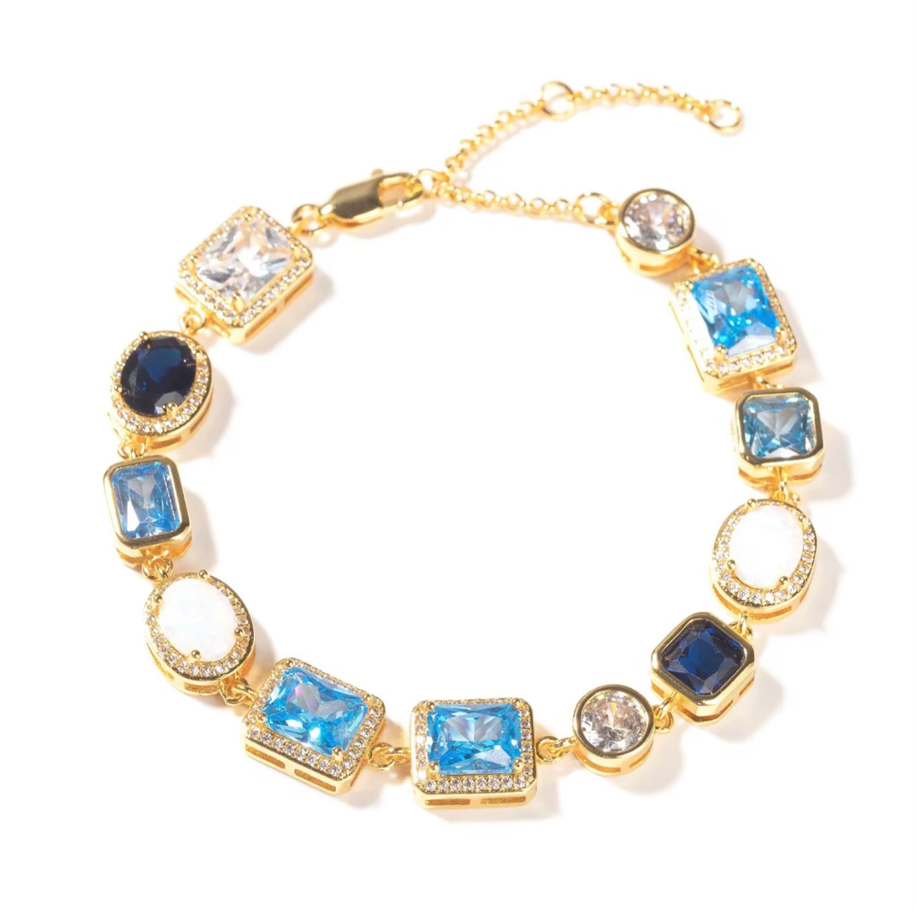 BLUE GEMSTONE BRACELET