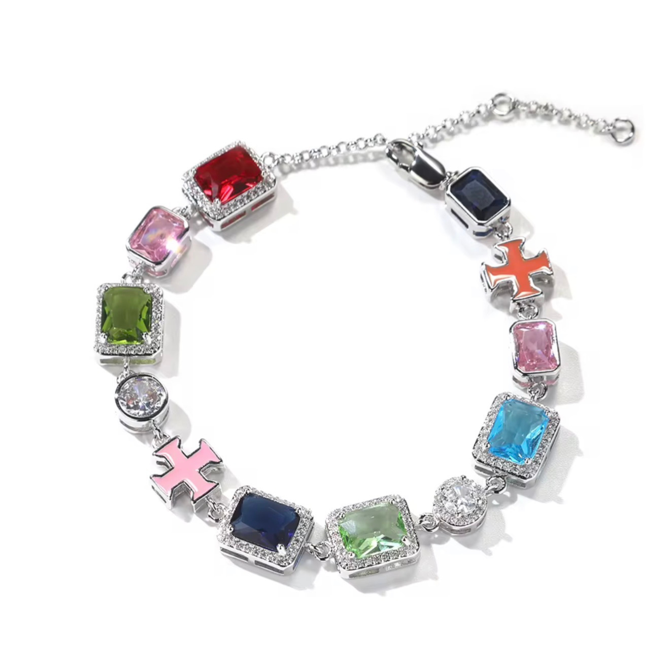 COLORFUL GEMSTONE BRACELET