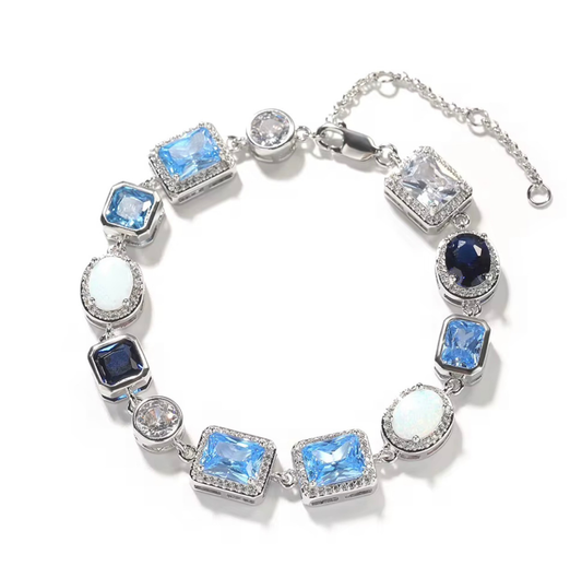 BLUE GEMSTONE BRACELET