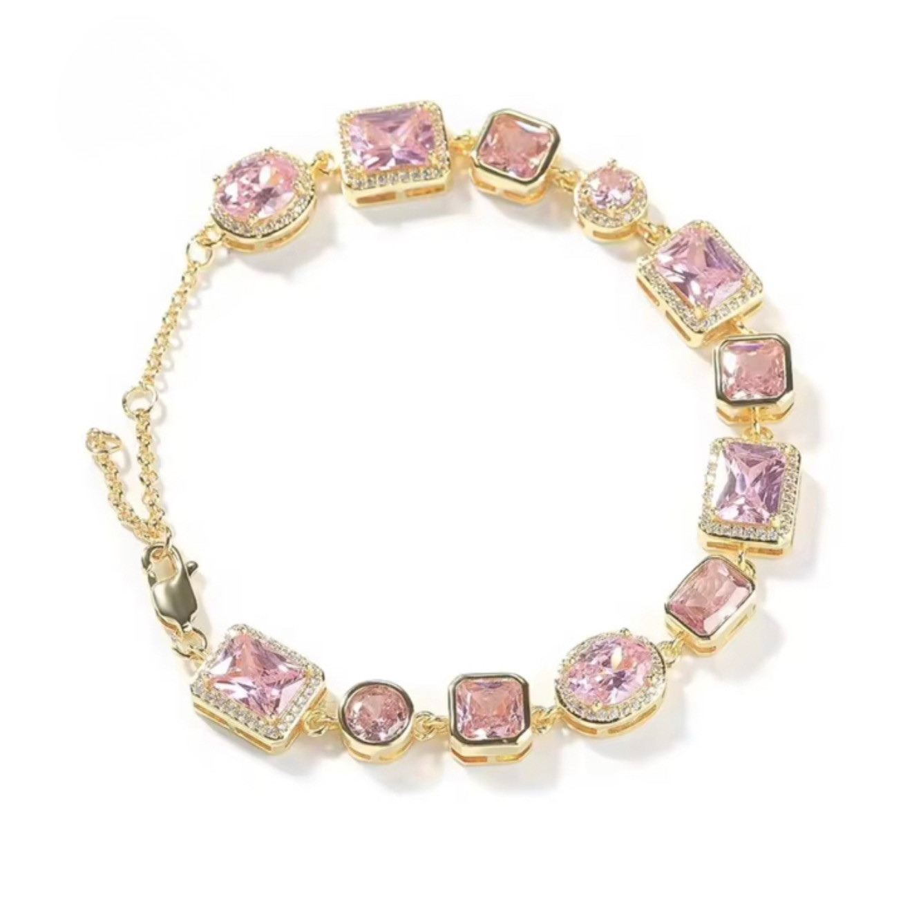 PINK GEMSTONE BRACELET