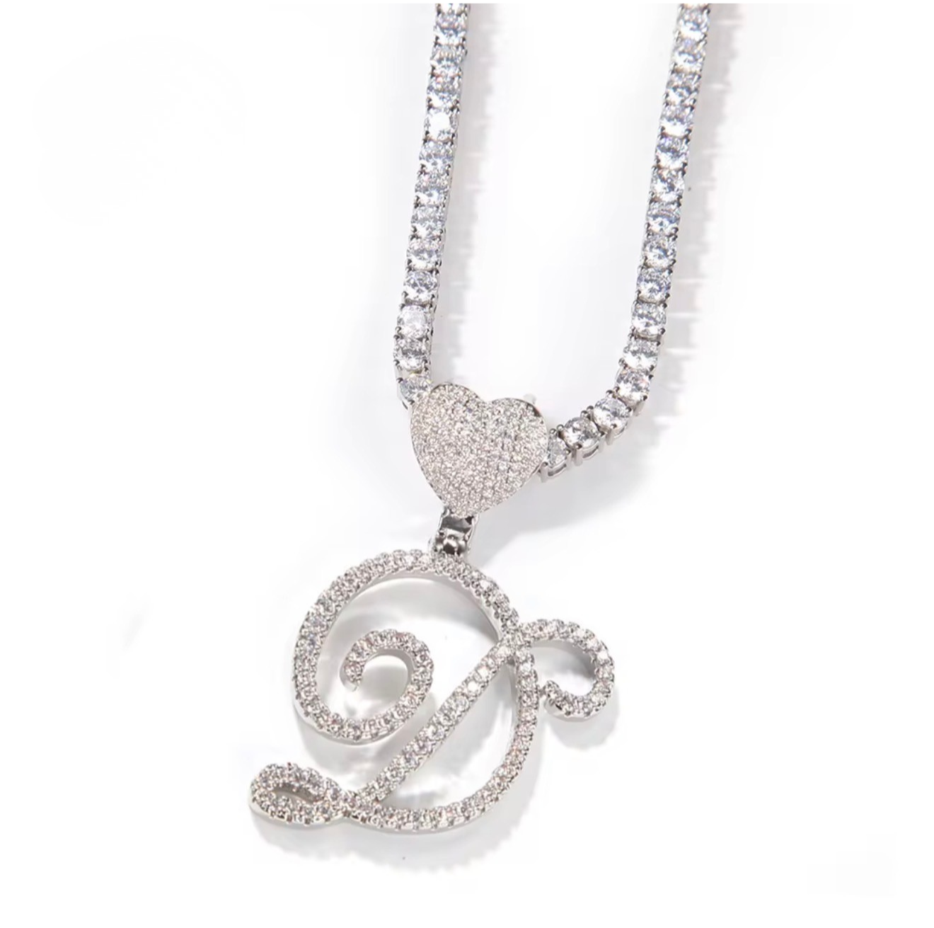 HEART INITIAL NECKLACE